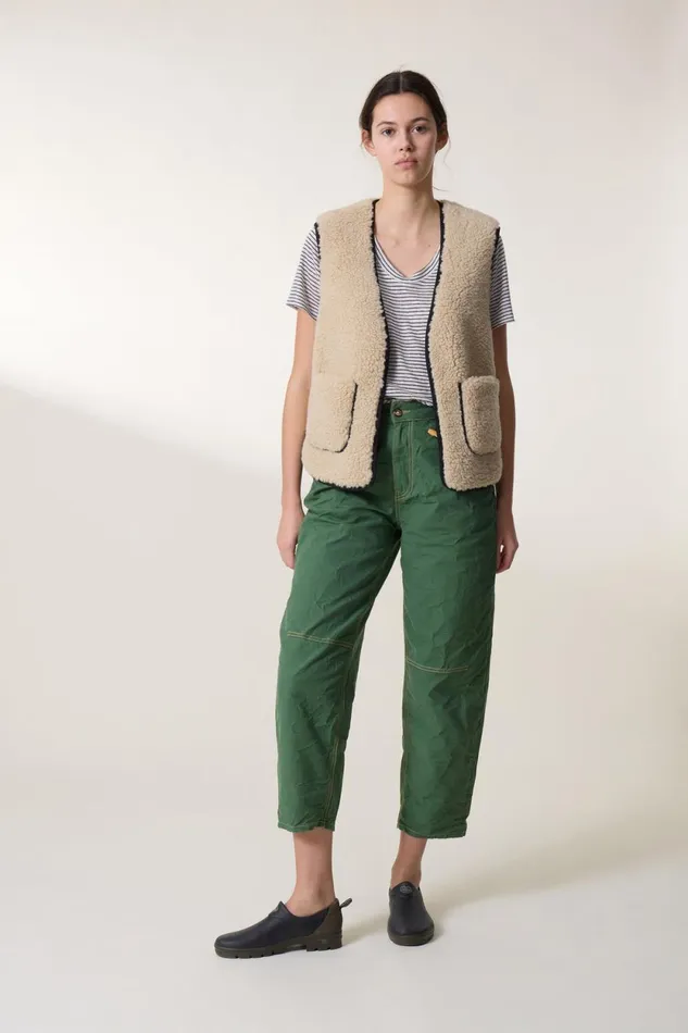 Jackets and Coats Women Leon and Harper Gilet Veli Mix Off White