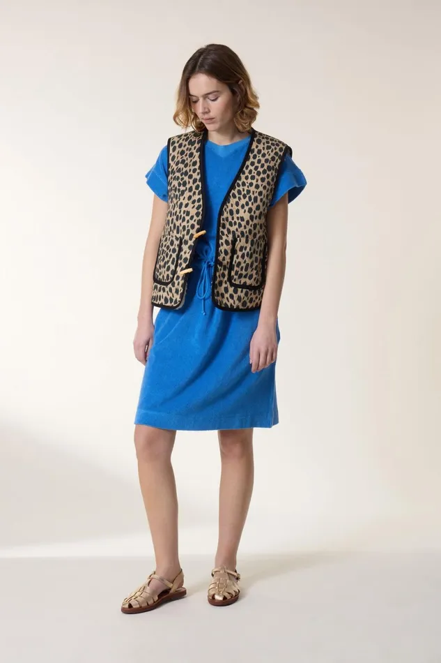 Jackets and Coats Women Leon and Harper Gilet Veli Mix Off White