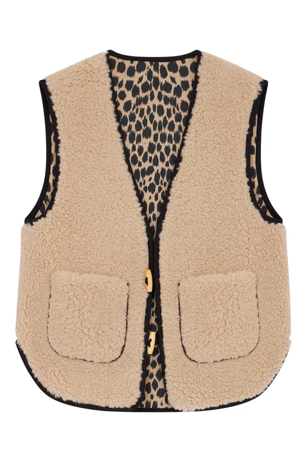 Jackets and Coats Women Leon and Harper Gilet Veli Mix Off White