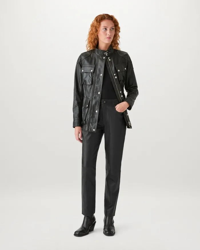 Jeans and Trousers Women Belstaff Scandium Trouser Black