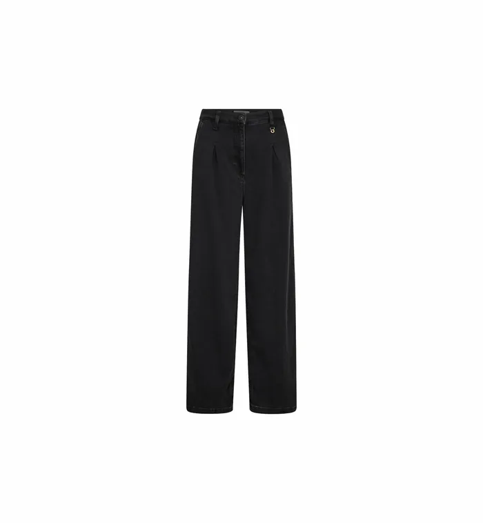 Jeans Women MOS MOSH MMGobi Pleats Jeans Black Jeans Women MOS MOSH MMGobi Pleats Jeans Black