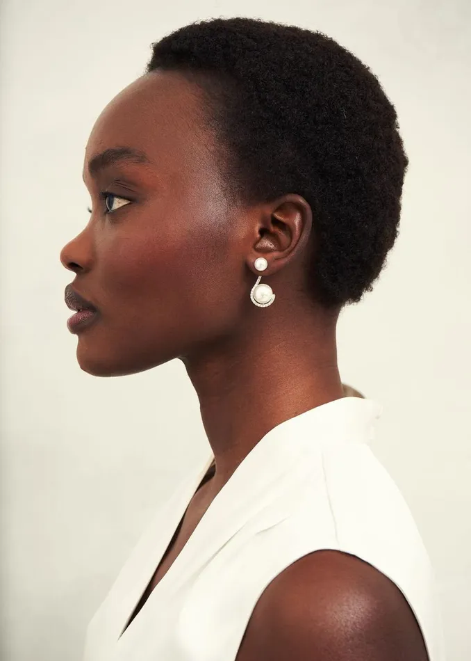 Jewellery Women HOBBS Robyn Pave Earrings Gold