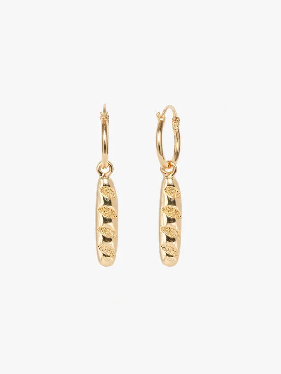 Jewelry Baguette Hoops Gold 8211 Lisa Says Gah Women