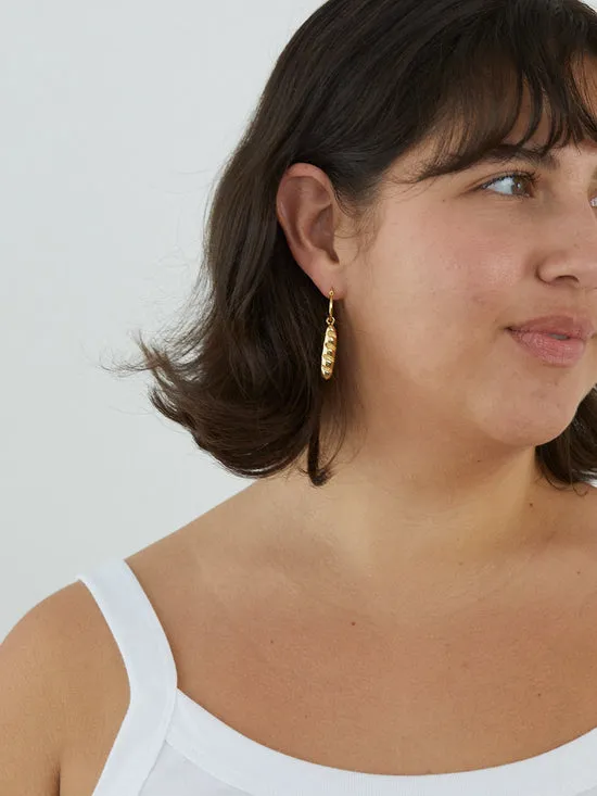 Jewelry Baguette Hoops Gold 8211 Lisa Says Gah Women