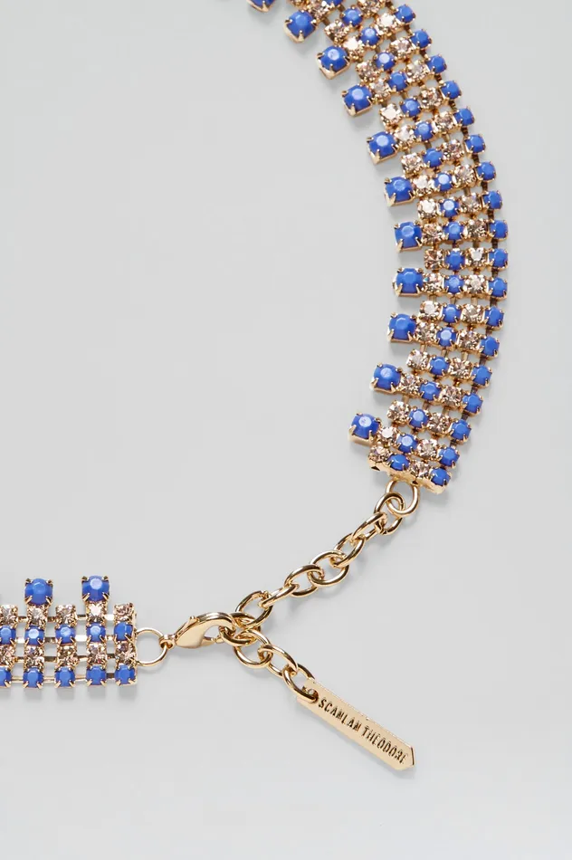 Jewelry OPAL STRASS CHOKER CORNFLOWER 8211 Scanlan Theodore Women