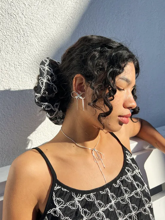 Jewelry Women Bows Earrings Silver Lisa Says Gah