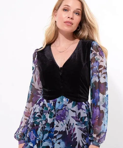 Joebrowns Dresses Apparel Willow Floaty Tunic Blue Joebrowns Dresses Apparel Willow Floaty Tunic Blue