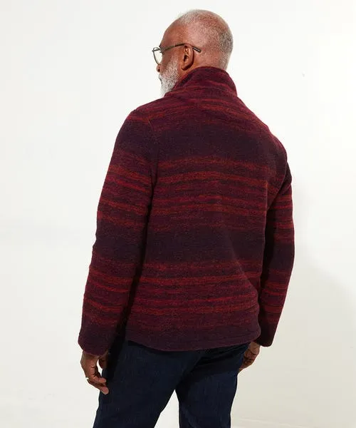 Joebrowns Hoodies and Sweatshirts Apparel Sunset Stripe Funnel Purple Joebrowns Hoodies and Sweatshirts Apparel Sunset Stripe Funnel Purple