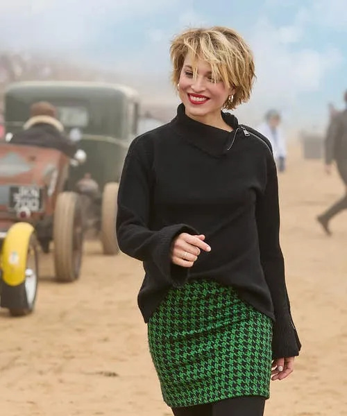 Joebrowns Rock Dogstooth Skirted Legging Green Apparel Skirts
