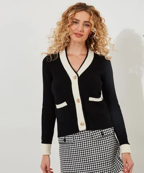 Joebrowns Suzie Vintage Cardigan Black Apparel Knitwear and Cardigans