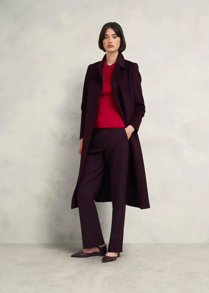 Jumpers and Cardigans Women HOBBS Fara Knitted Shirt Rowan Red