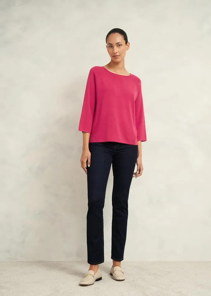 Jumpers and Cardigans Women HOBBS Jana Jumper With Wool Zinnia Pink
