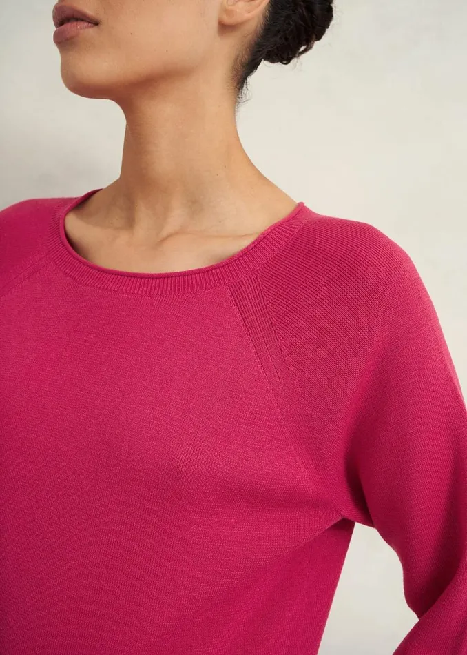 Jumpers and Cardigans Women HOBBS Jana Jumper With Wool Zinnia Pink