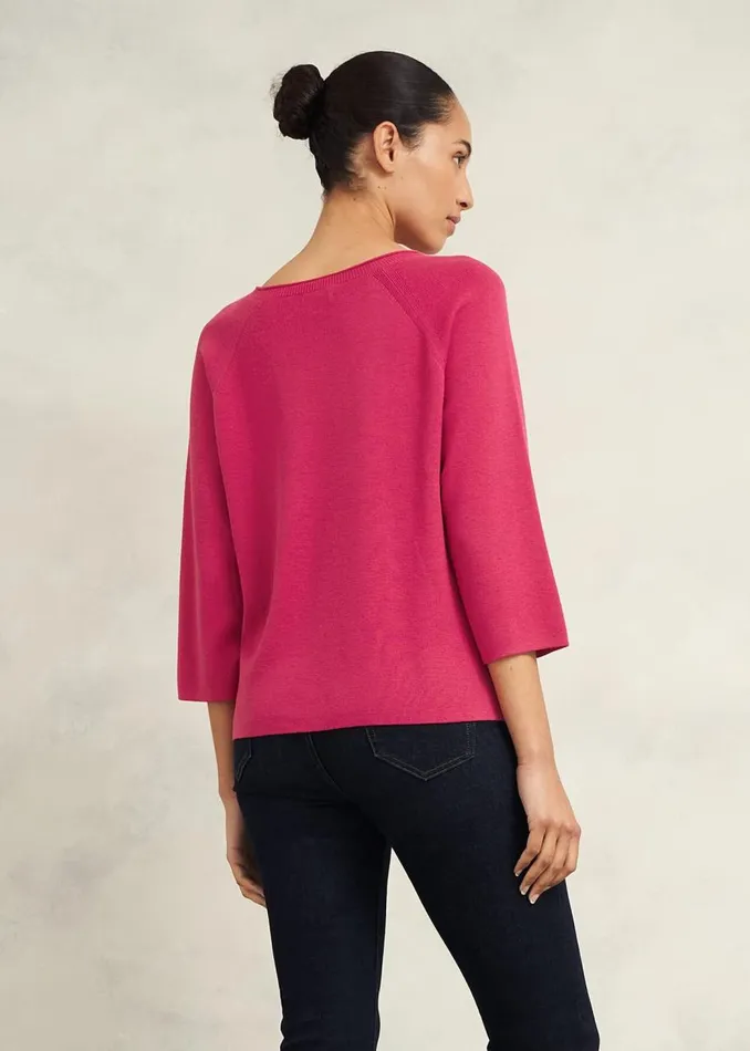 Jumpers and Cardigans Women HOBBS Jana Jumper With Wool Zinnia Pink