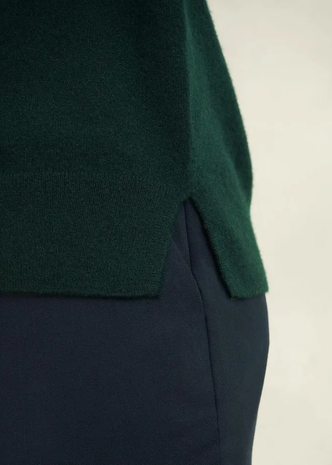 Jumpers and Cardigans Women HOBBS Larina Cashmere Jumper Hawthorn Green