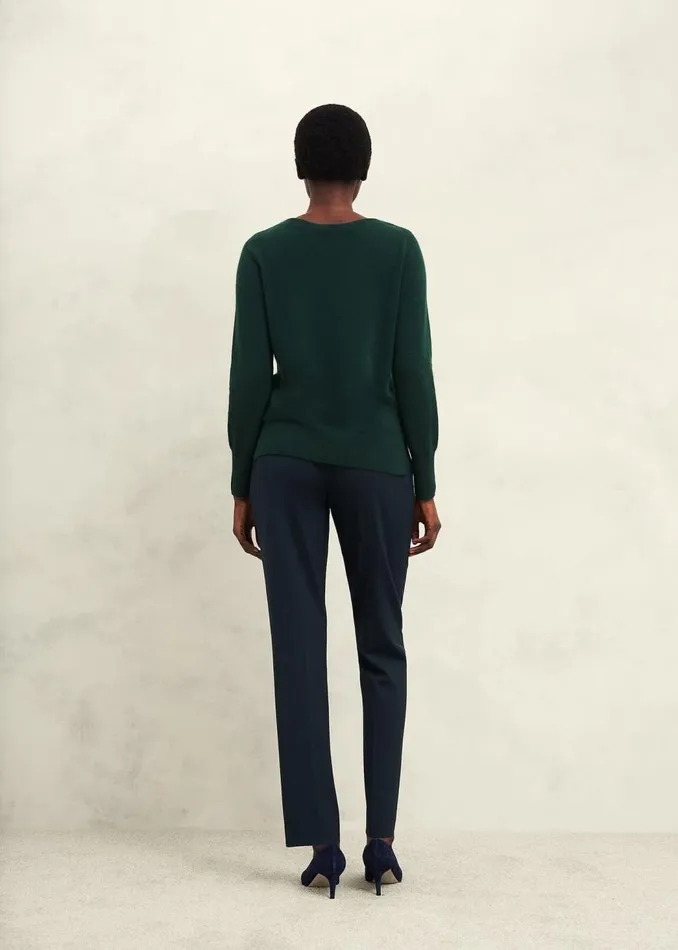 Jumpers and Cardigans Women HOBBS Larina Cashmere Jumper Hawthorn Green