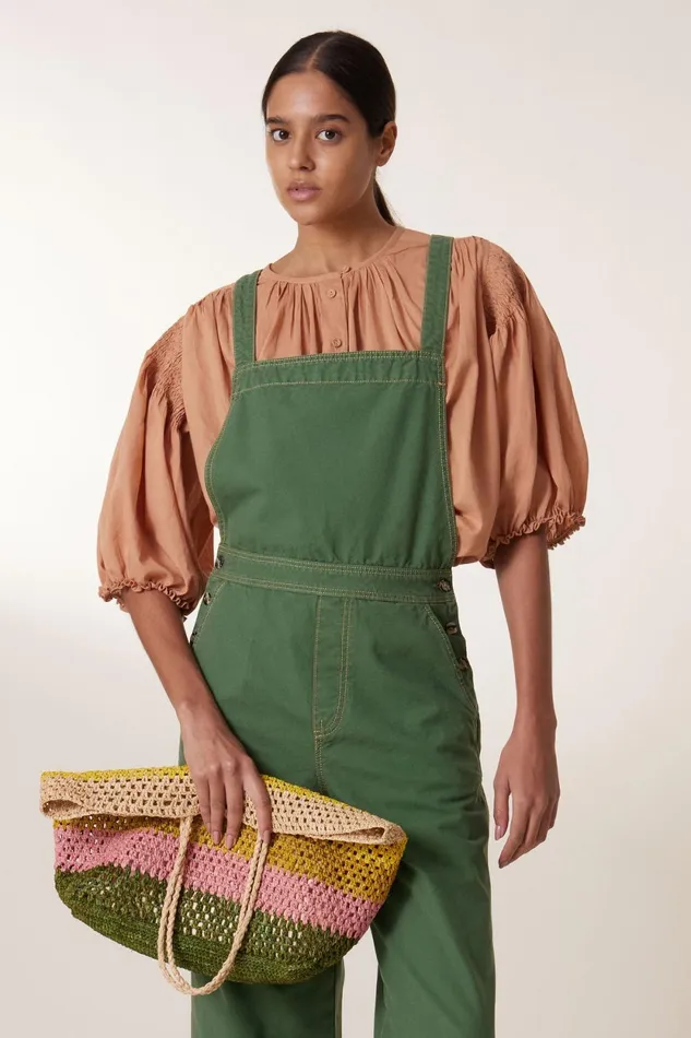 Jumpsuits Women Leon and Harper Olivo Plain Jumpsuit Grass