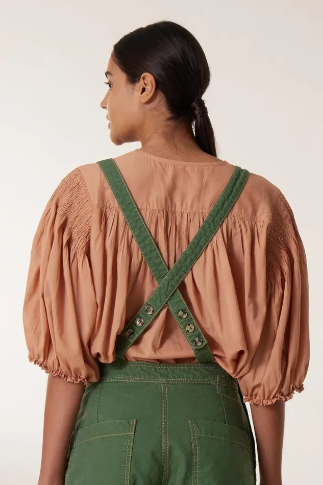 Jumpsuits Women Leon and Harper Olivo Plain Jumpsuit Grass
