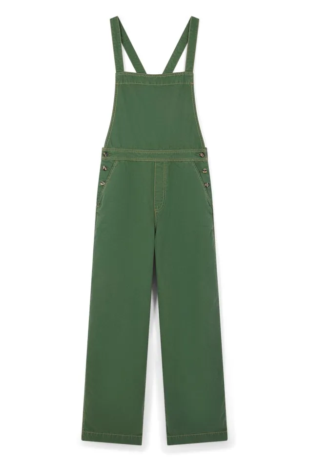 Jumpsuits Women Leon and Harper Olivo Plain Jumpsuit Grass