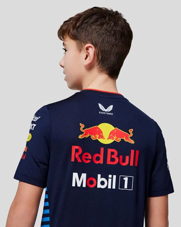 Junior Castore Junior Oracle Red Bull Racing Official Teamline Set Up Tee 8211 Night Sky