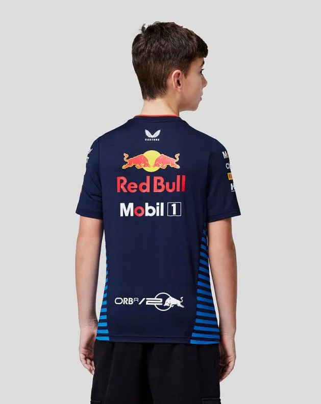 Junior Castore Junior Oracle Red Bull Racing Official Teamline Set Up Tee 8211 Night Sky