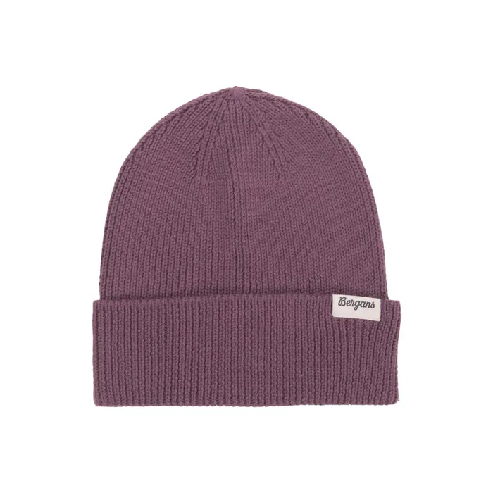 Kids Bergans Of Norway Beanies And Balaclava Allround Youth Beanie Dark Ruby Purple