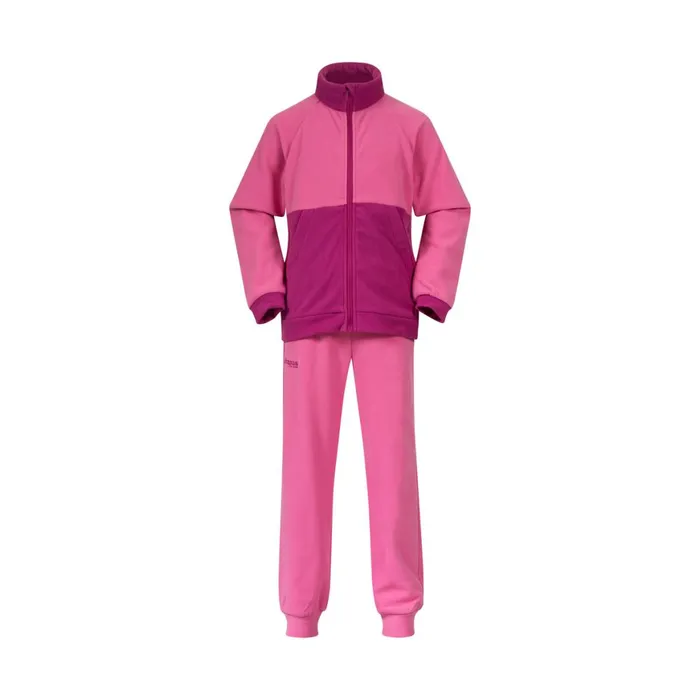 Kids Bergans Of Norway Midlayers Smdl V5 Longzip Set Ibis Rose