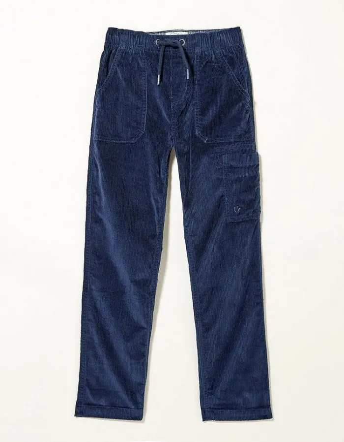Kids FatFace Kids039 Sale Cord Cargo Pants Navy