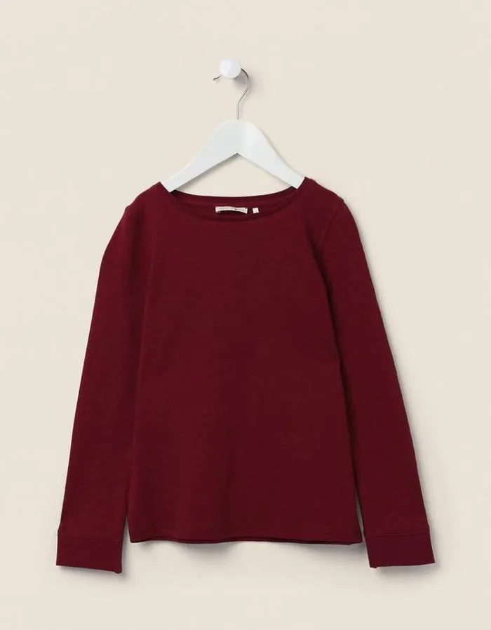 Kids FatFace Kids039 Sale Plain TShirt Mulberry