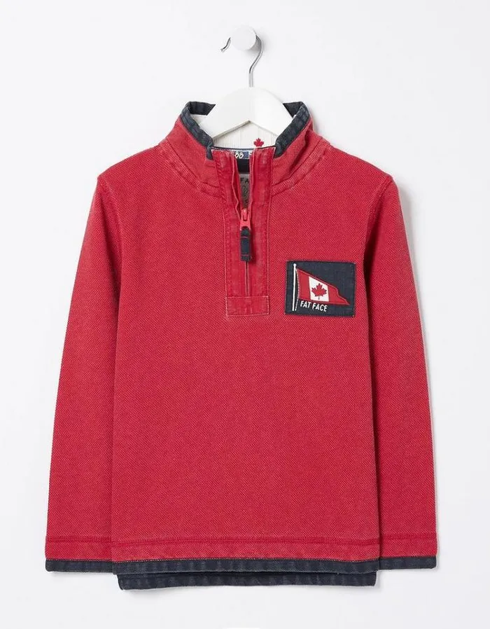 Kids FatFace Mini Me Outfits Canada Airlie Sweatshirt Red