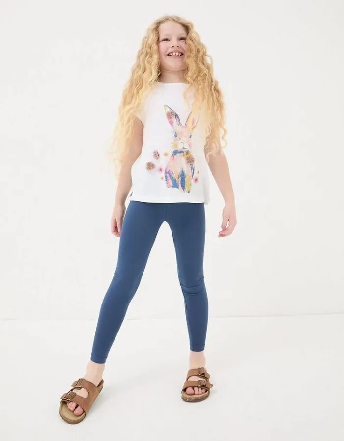 Kids FatFace Multipacks 3 Pack Leggings Navy