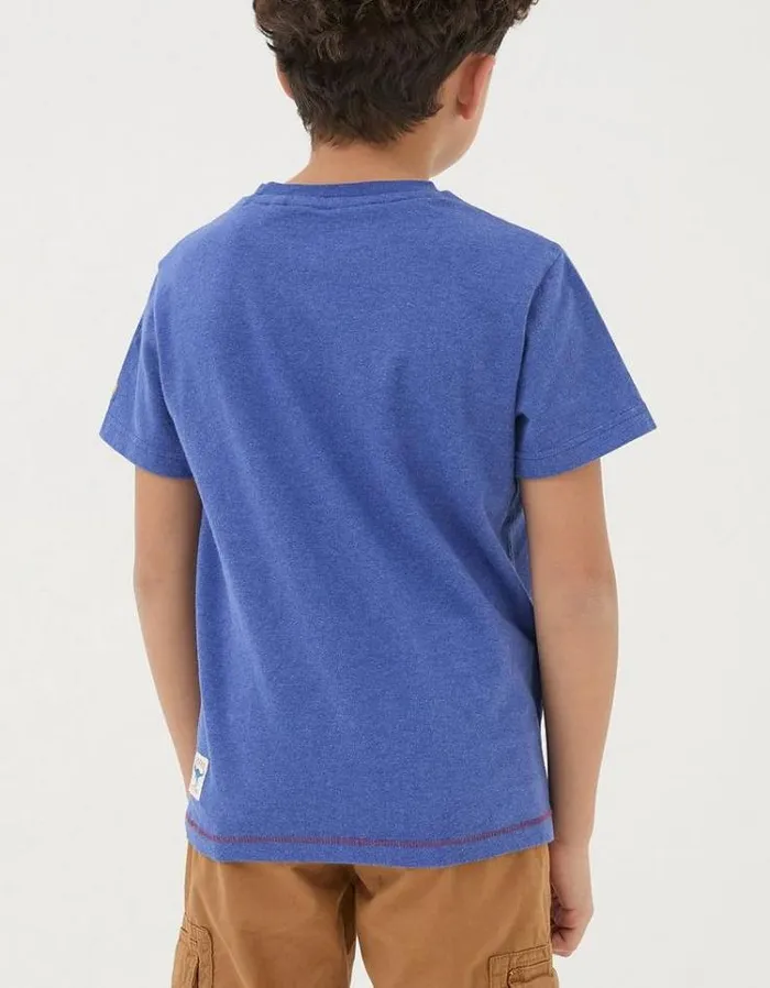 Kids FatFace TShirts and Polos Board Riders Graphic T Shirt Cobalt Blue