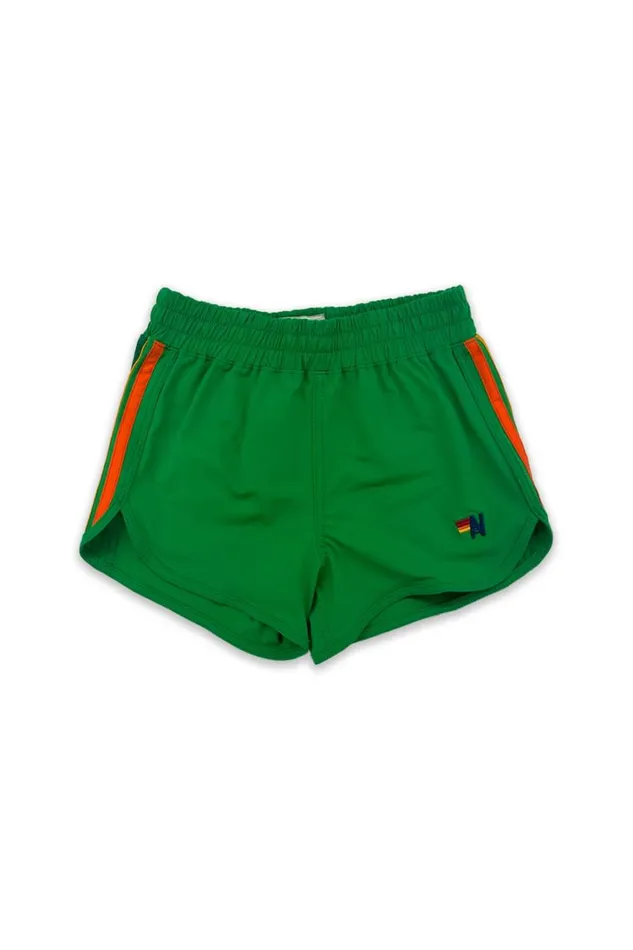 Kids Kids Collection Aviator Nation 5 STRIPE KIDS FLEX JOGGER SHORT 8211 KELLY GREEN