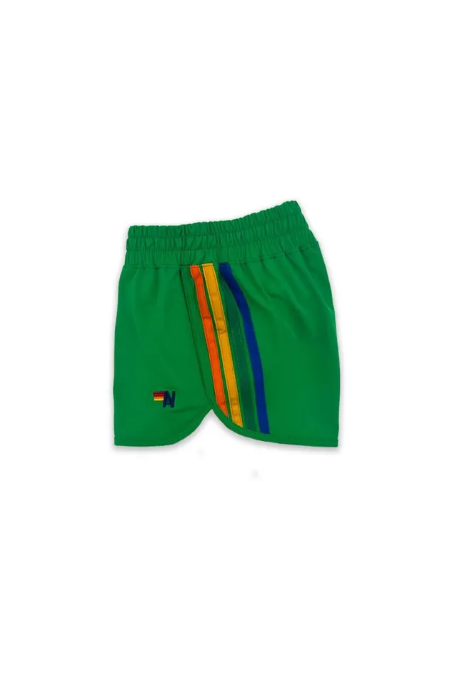 Kids Kids Collection Aviator Nation 5 STRIPE KIDS FLEX JOGGER SHORT 8211 KELLY GREEN