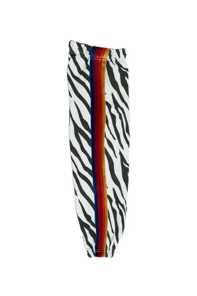 Kids Kids Collection Aviator Nation KID039S CLASSIC SWEATPANTS 8211 ZEBRA