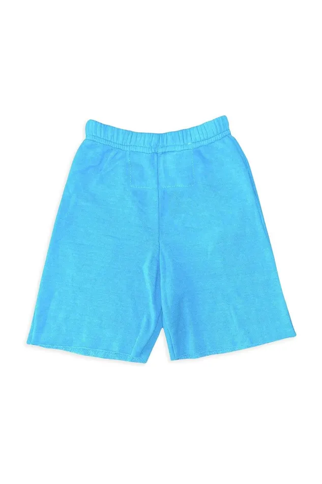 Kids Kids Collection Aviator Nation LOGO KIDS SWEATSHORTS 8211 NEON BLUE Kids Kids Collection Aviator Nation LOGO KIDS SWEATSHORTS 8211 NEON BLUE