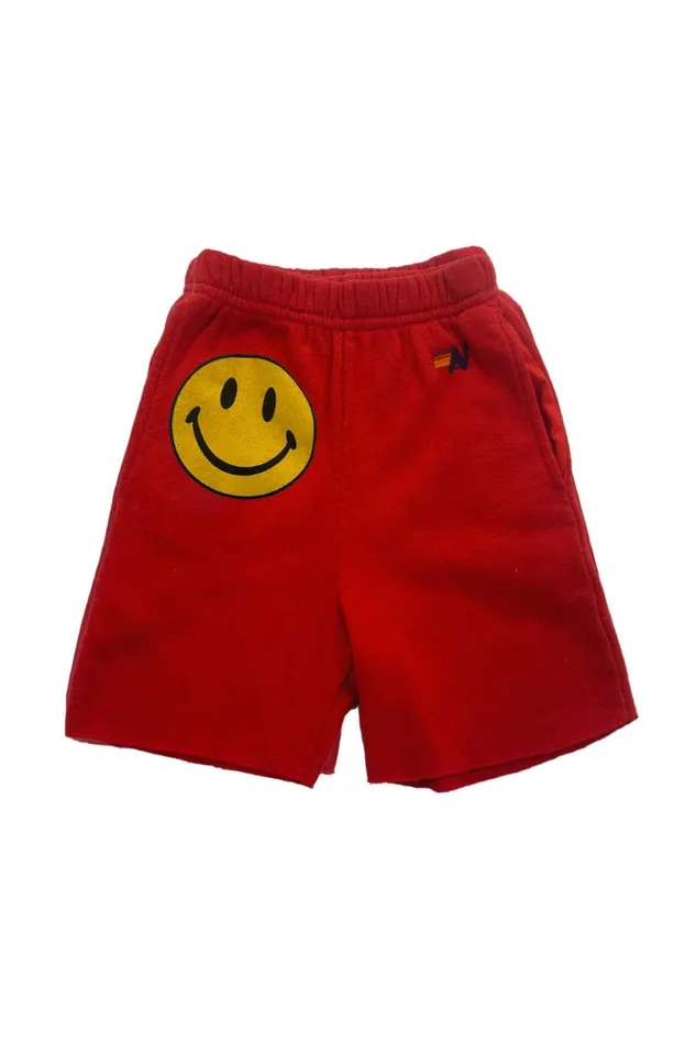 Kids Kids Collection Aviator Nation SMILEY KIDS SWEATSHORTS 8211 RED