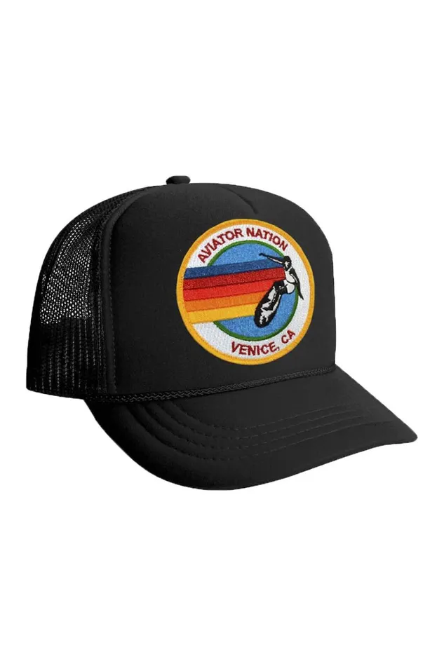 Kids Kids Trucker Hats Aviator Nation KIDS SIGNATURE VINTAGE FOAM TRUCKER HAT Kids Kids Trucker Hats Aviator Nation KIDS SIGNATURE VINTAGE FOAM TRUCKER HAT