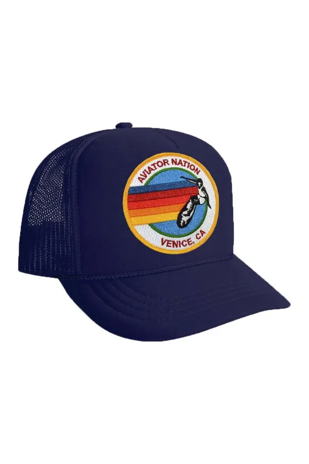 Kids Kids Trucker Hats Aviator Nation KIDS SIGNATURE VINTAGE FOAM TRUCKER HAT Kids Kids Trucker Hats Aviator Nation KIDS SIGNATURE VINTAGE FOAM TRUCKER HAT