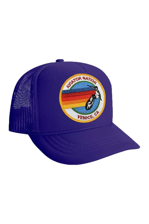 Kids Kids Trucker Hats Aviator Nation KIDS SIGNATURE VINTAGE FOAM TRUCKER HAT Kids Kids Trucker Hats Aviator Nation KIDS SIGNATURE VINTAGE FOAM TRUCKER HAT