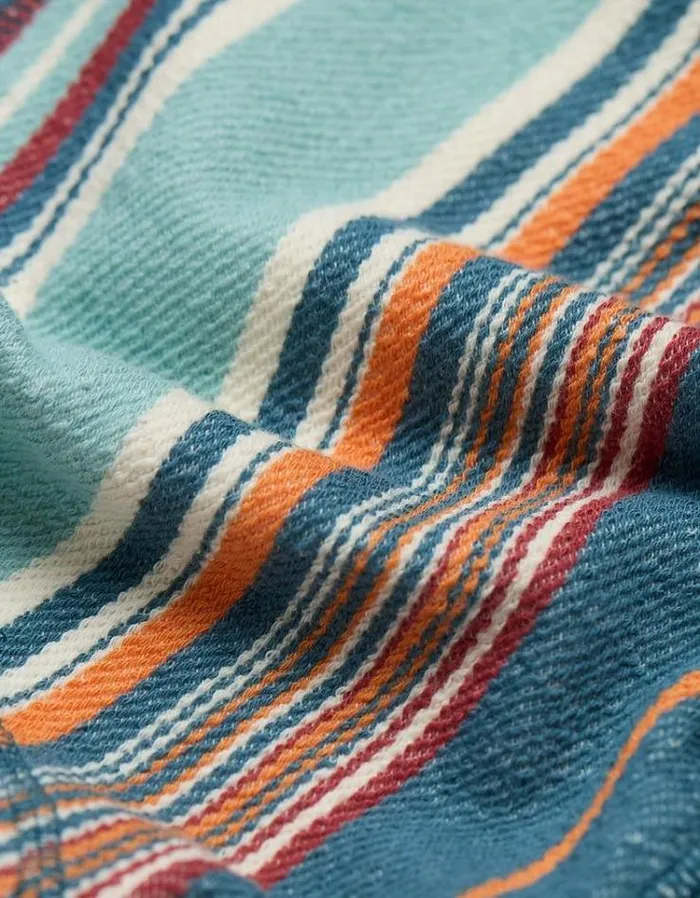 KidsMen FatFace Mini Me Outfits Trescowe Stripe Overhead Hoodie Multi