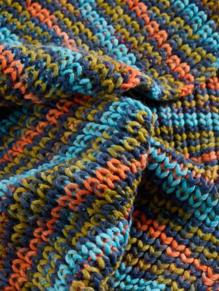 Kids Spacedye Scarf Blue Multi White Stuff Accessories