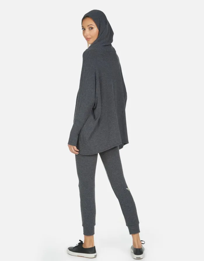 Kizzy Tiger Tongue Heather Black Women039s Lauren Moshi Long Sweatpants