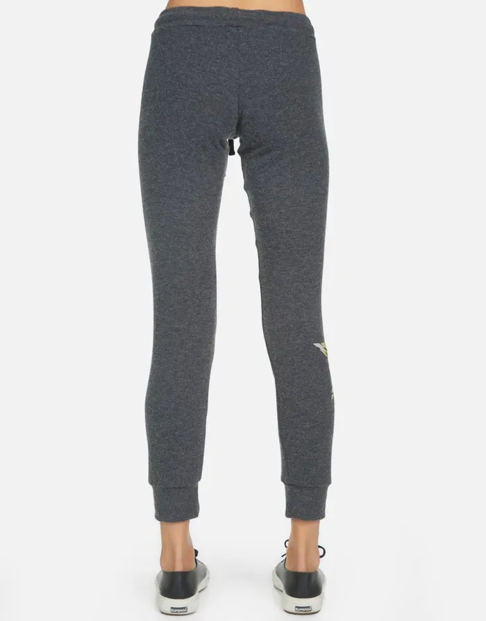 Kizzy Tiger Tongue Heather Black Women039s Lauren Moshi Long Sweatpants