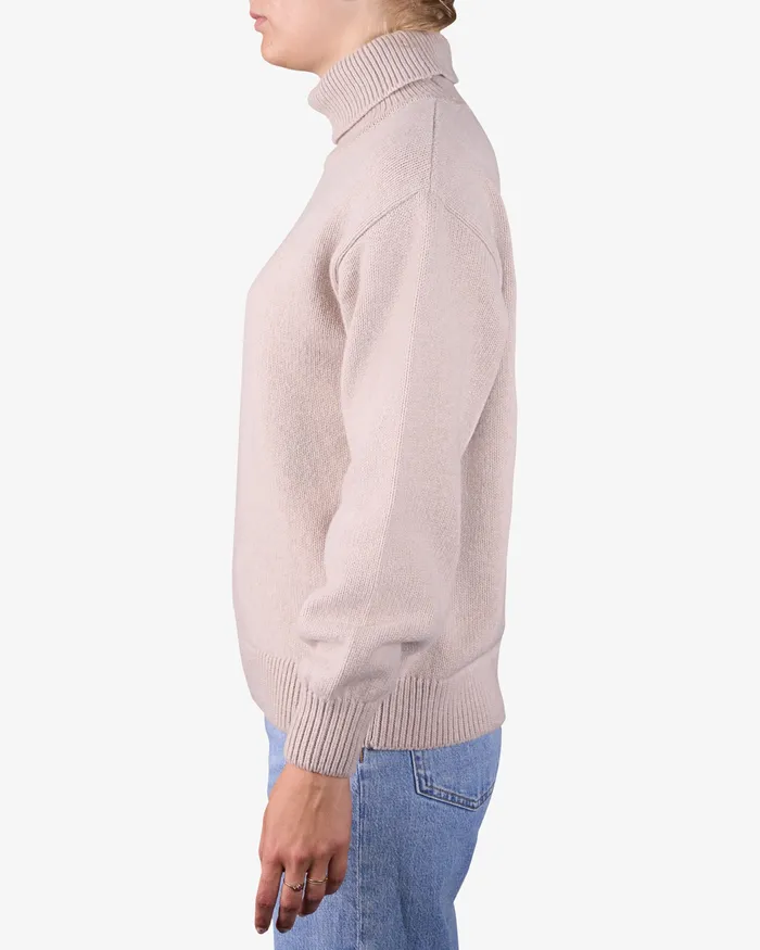 Knit Sweaters Colorfulstandard Women Merino Wool Turtleneck 8211 Magenta Blaze