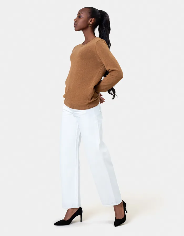 Knit Sweaters Women Classic Merino Wool Crew 8211 Lava Grey Colorfulstandard Women
