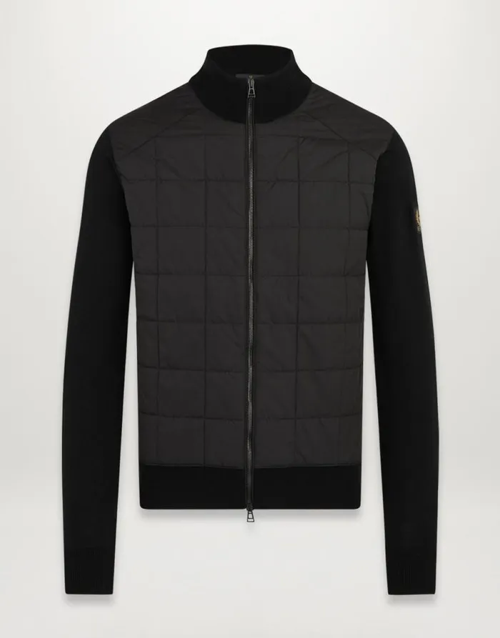 Knitwear Men Belstaff Kelbrook Zip Cardigan Black