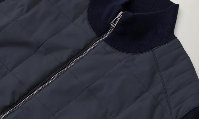 Knitwear Men Belstaff Kelbrook Zip Cardigan Washed Navy Knitwear Men Belstaff Kelbrook Zip Cardigan Washed Navy