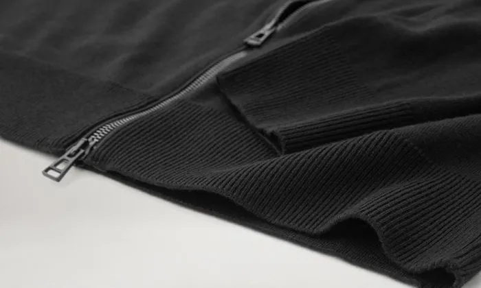 Knitwear Men Belstaff Kelby Zip Cardigan Black Knitwear Men Belstaff Kelby Zip Cardigan Black