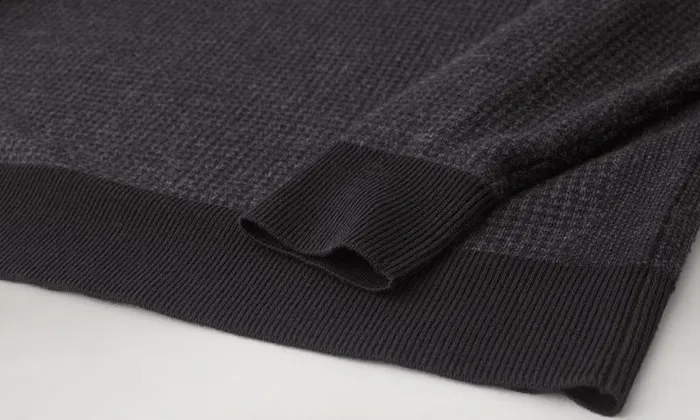 Knitwear Men Belstaff Kerrigan Crewneck Jumper Black Charcoal Knitwear Men Belstaff Kerrigan Crewneck Jumper Black Charcoal